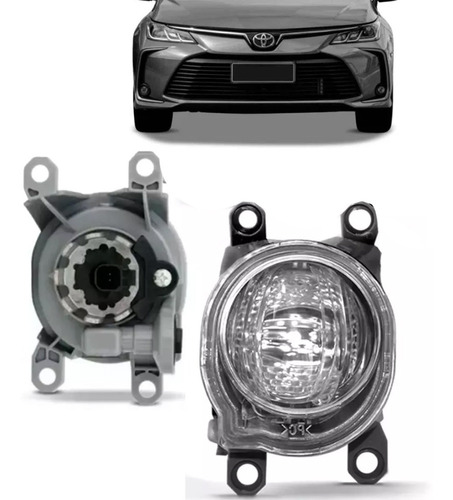 Farol Auxiliar Milha Toyota Corolla 2020 2021 2022 Esquerdo