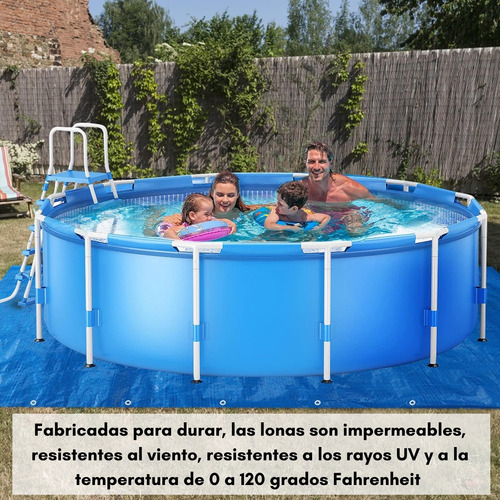 Cobertor Carpa Lona Toldo Multiusos Impermeable 2.8 X 2.8 Mt