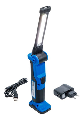 Bgs 85321 Lampara Led Cob Para Mecanico Iman Articulada Usb