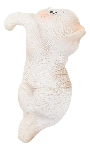 Garden Cat Statue Flower Pot Figurine, Bonsai Edge Estilo B