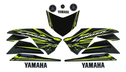 Kit Adesivo Moto Trilha Yamaha Xtz 125 0,20mm Motocross 060 Cor Tricolor