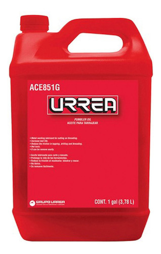 Aceite Corte Refrigerante Tarraja Liquido 03.7 Urrea Ace851g