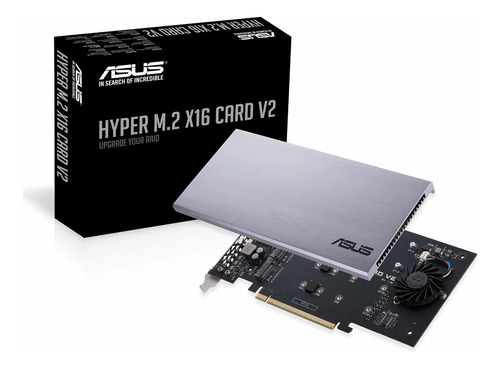 Tarjeta De Expansion Asus Hyper M.2 X16 Pcie 3.0 X4 V2 Compa