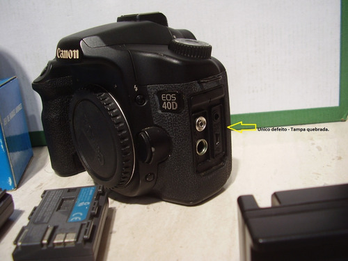 Canon Eos 40d Revisada + Acessórios.