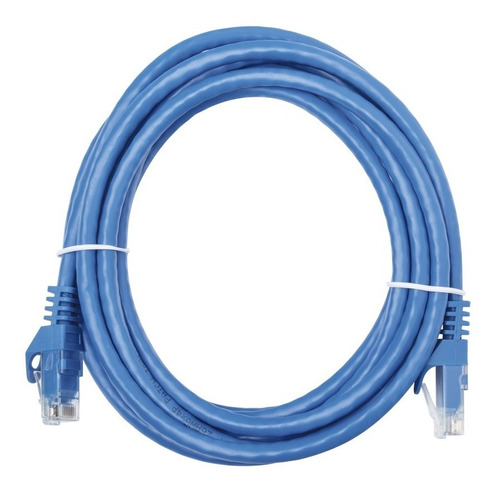 Patch Cord Cable Parcheo Red Utp Categoria 6 3 Metros Azul