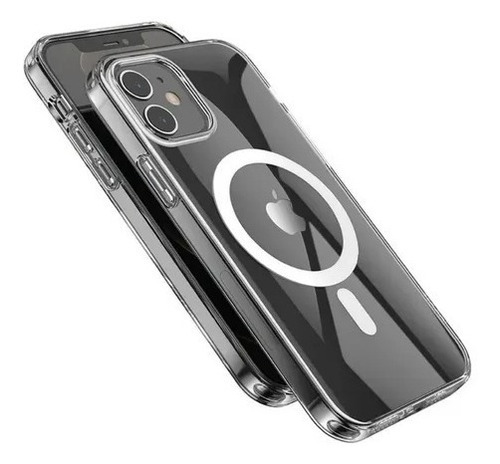 Capa Magnética Indução Compativel iPhone 13 Pro Max Cor Transparente