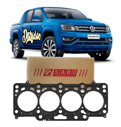 Junta Tapa Cilindro Multilamina Vw Amarok 2.0 Tdi 1 Muesca