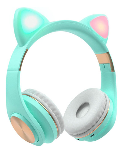 Calidaka Auriculares Juegos Con Orejas Gato Auriculares 5.0