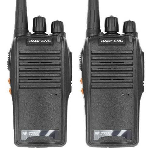 Kit Par 2 Radio Baofeng 777s Walk Talk Comunicador Top