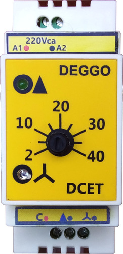 Estrella Triángulo Deggo Relé 10 Amp Automatización Control