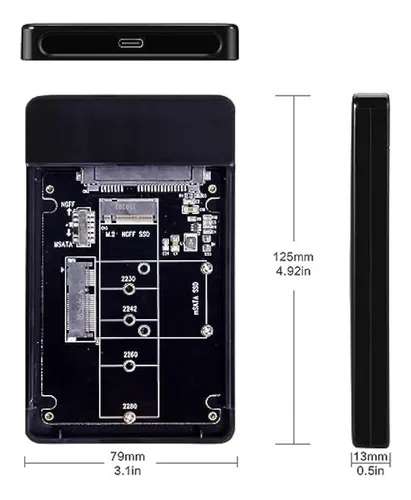 Chenyang Usb C A M.2 Ngff B-key Y Msata Ssd