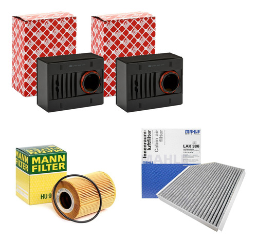 Kit 4 Filtros Porsche Macan Gts Aire X2 Aceite Habitaculo