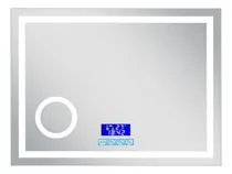 Comprar Espejo Bluetooth Luz Led Desempañador Baño Rectangular 60x80