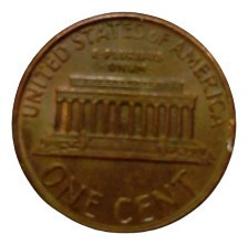 Moneda Americana Penny Lincoln 1990 Cobre Un Centavo De Dóla (Usado)