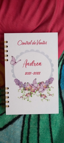 Libreta Control De Ventas Y Tandas Mariposas