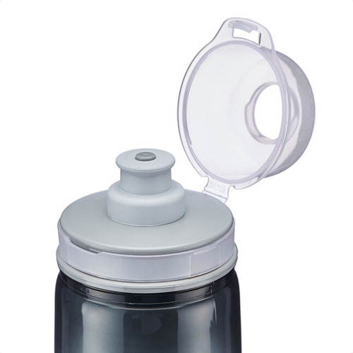 Caramañola Térmica Elite Ice Fly 500ml ciclismo en Ruta Mtb Color Smoke hidratacion deportiva resistente y duradera libre de BPA