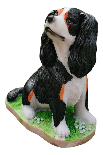 Figurine Of The King Charles Spaniel  Resin Charles