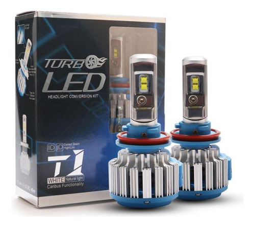 Bombillo Luz Led H8, H9, H11, H16 Carro 8000 Lm Importcar