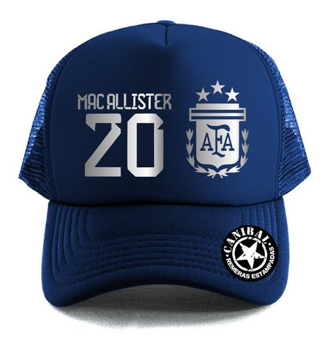 Gorras Trucker Afa Argentina Mac Allister 2022 Canibal