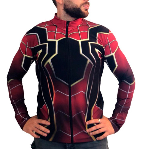 Campera Deportiva Slim Fit Iron Spider Cas027