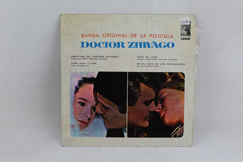 E126 Doctor Zhivago  Banda Original De La Pelicula 45 Rpm Ep