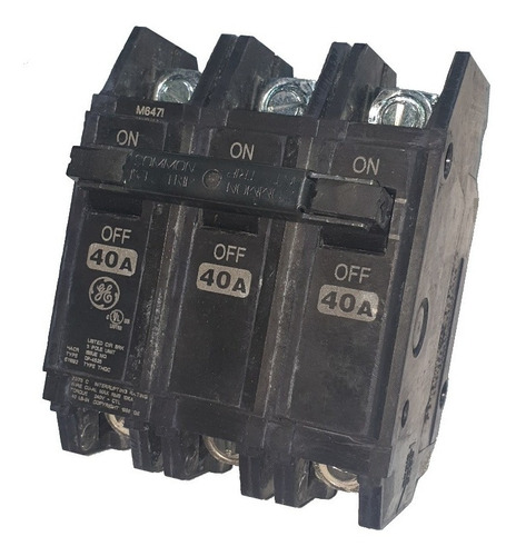 Breaker Interruptor 3x40 Tqc Superficial General Electric