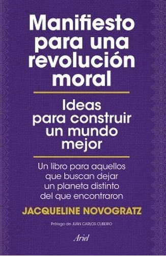 Libro Manifiesto Para Una Revolucion Moral - Novogratz, Jacq