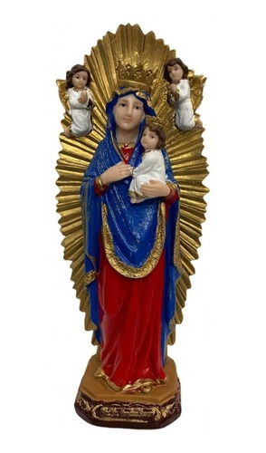 Escultura De Nossa Senhora Do Perpétuo Socorro 31cm