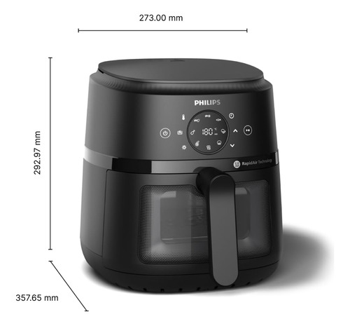 Philips Serie 2000 Airfryer 4.2l 13 Funciones Mmg