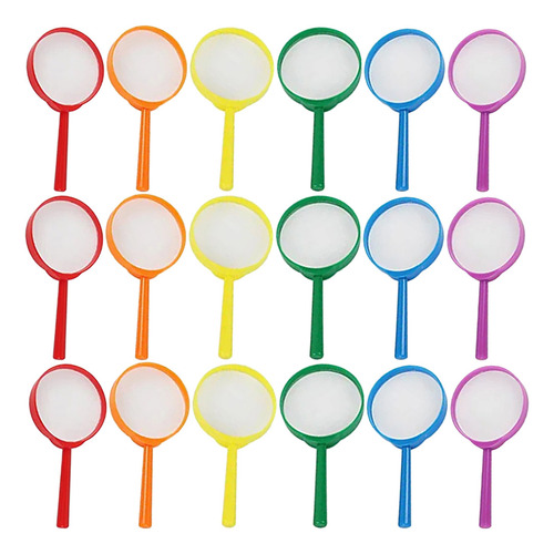 . 18 Pcs Lupa 60mm Portátil De Juguete For Niños Pequeños