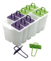 Comprar Forminha Com 12 Palitos Para Sorvete Picole Cor Branco