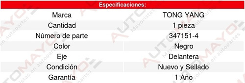 Defensa Delantera (de Calidad) Mazda Cx3 16-19 Tong Yang