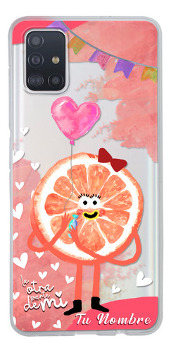 Funda Para Galaxy De Parejas Media Naranja Nombre De Ella
