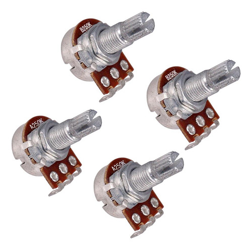4 Piezas A250k / B250k Potenciómetro Conjunto De
