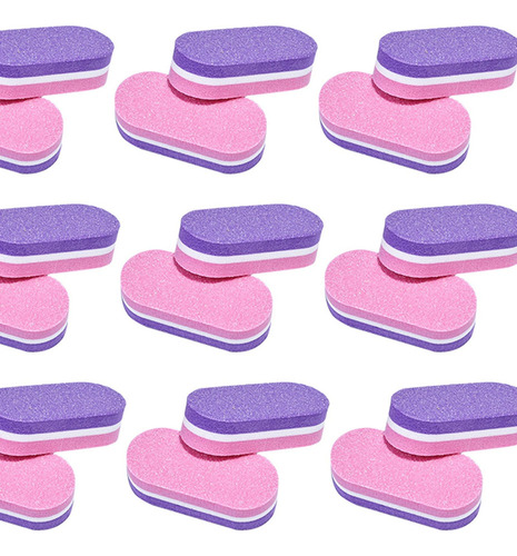 Mini Limas Y Pulidores Para Uñas, 50 Uds., Uso En Salón De