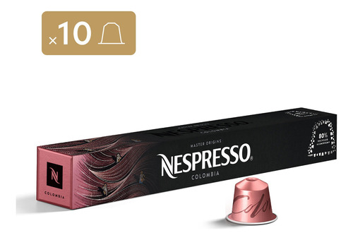 10 Cápsulas De Café Nespresso® Master Origin Colombia