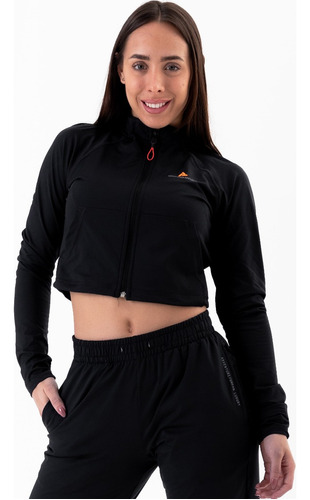 Campera Deportiva Corta Mujer Urban Luxury Sport Style 