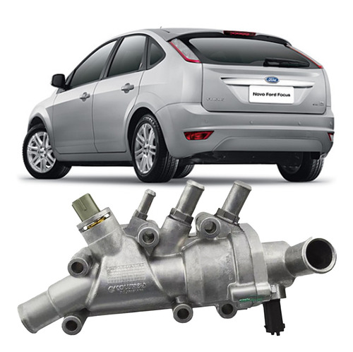 Válvula Termostática Completa Ford Focus Zetec Rocam Flex