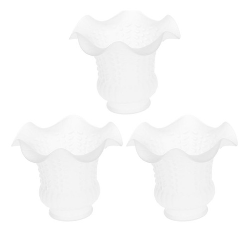 Reemplazo De 3pcs Campana De Cristal Colgante De Lámpara