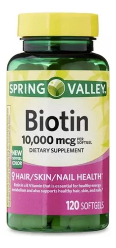 Biotina Spring 10000 Mcg X120 -