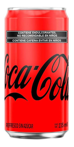 Refresco Coca-cola Mini Sin Azúcar 8 Pack 235ml