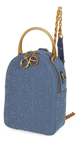 Bolso 2 En 1 Cloe Mini Backpack/crossbody Asas Con Cadena