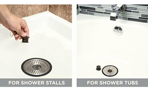 Showershroom Protector De Drenaje Ducha Acero Inoxidable