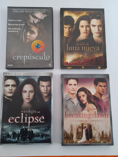 Crepúsculo Saga De La 1 A La 4 Parte 1