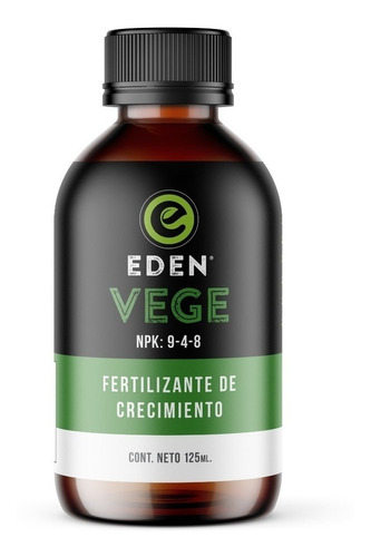 Fertilizante Eden Vege Crecimiento Vegetativo 125cc 