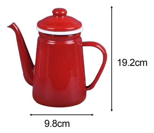 Cafetera Esmaltada De 1,1 L, Tetera Para Cocina, Tetera,.