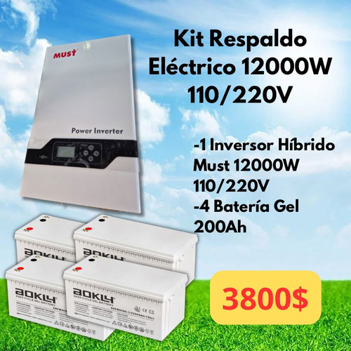 Respaldo Eléctrico Ups 12000w 220v Tienda Física