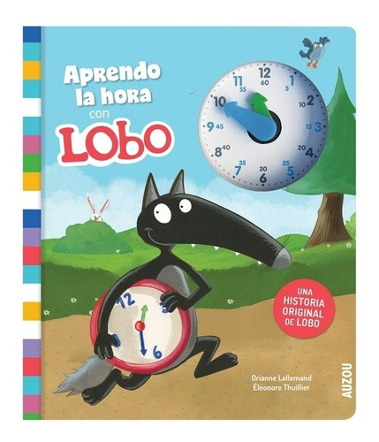 ** Aprendo La Hora Con Lobo ** Incluye Reloj