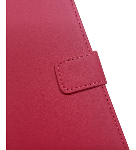 Funda Ejecutiva Agenda Tipo Libro Para Samsung A16 A165 Fucsia Flip Cover