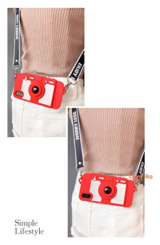 Funda Cartera Para 6 Plus/iPhone 6s Plus Rojo-02